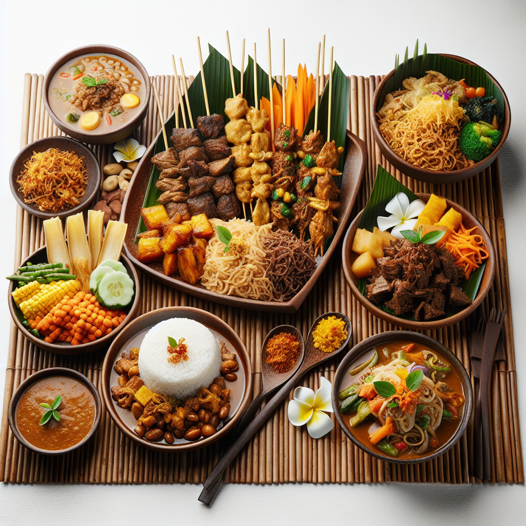 Sate Ayam Rendang Gado-Gado Nasi Goreng Gudeg